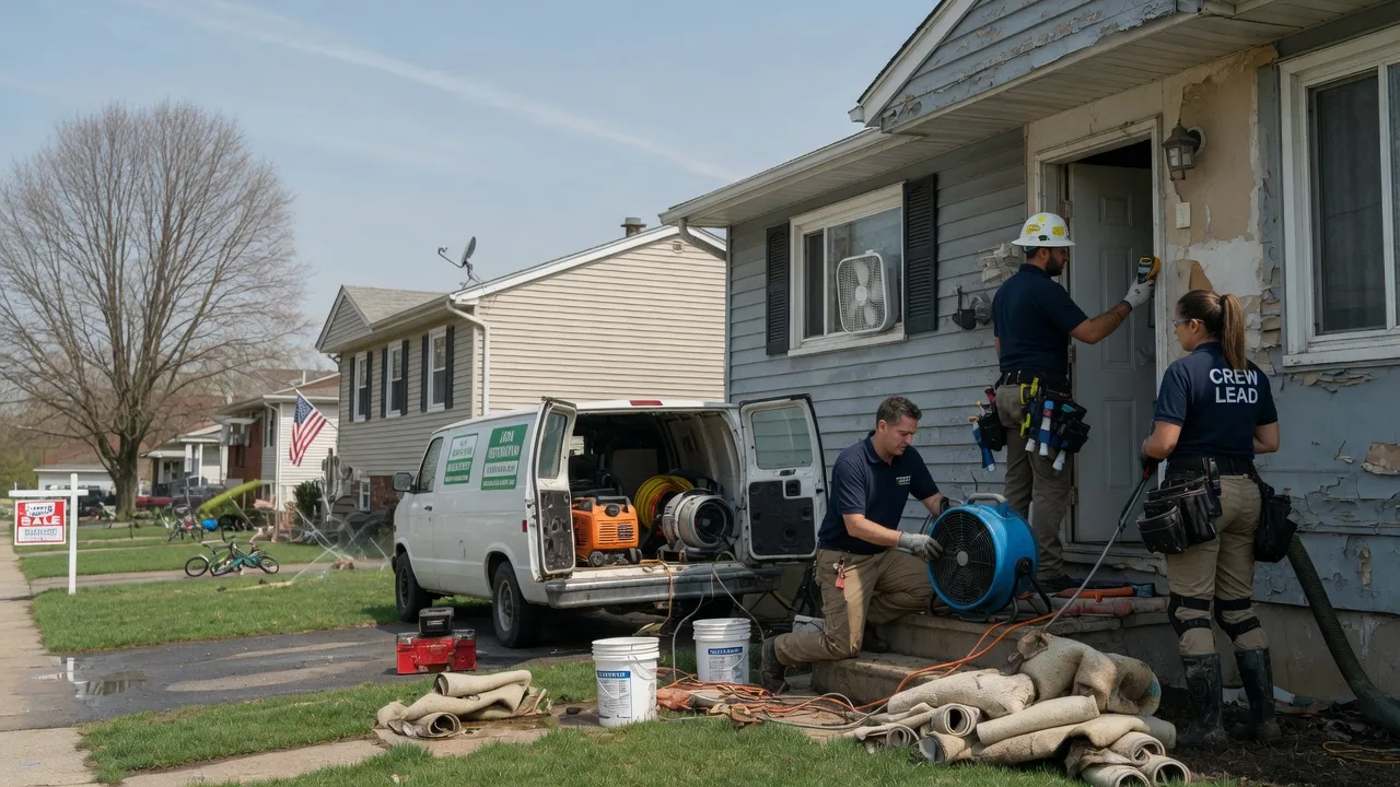 Flood Cleanup in Wapella, IL near me